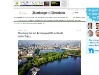 Bild zum Artikel: Britische Studie: Hamburg bei der Lebensqualität weltweit unter Top 3