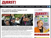 Bild zum Artikel: Köln: Ausländer greifen Camper an und randalieren auf Zeltplatz