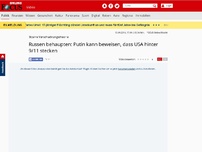 Bild zum Artikel: Bizarre Verschwörungstheorie - Russen behaupten: Putin kann beweisen, dass USA hinter 9/11 stecken