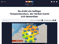 Bild zum Artikel: Es droht ein heftiger Temperatursturz! Der Herbst macht sich bemerkbar