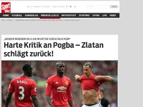 Bild zum Artikel: Harte Kritik an Pogba – Zlatan schlägt zurück!