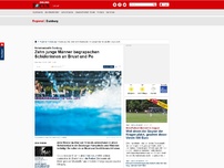 Bild zum Artikel: Schwimmbad in Duisburg - Zehn junge Männer begrapschen Schülerinnen an Brust und Po
