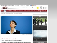 Bild zum Artikel: 'Über den Horizont hinaus sehen': Petry beklagt Merkel Kinderlosigkeit
