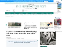 Bild zum Artikel: Ex-SPD-Vorsitzender Müntefering behauptet: 600 Euro Rente reichen zum Leben