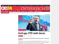 Bild zum Artikel: Umfrage: FPÖ zieht davon