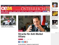 Bild zum Artikel: Strache für Anti-Merkel Allianz