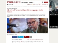 Bild zum Artikel: Vorbereitete Werbebanner: AfD will nach Terroranschlägen Stimmung gegen Merkel machen