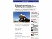 Bild zum Artikel: Zur Abschreckung: Großbritannien will Flüchtlingsboote nach Libyen zurückdrängen – Operation „Sophia“ nicht zielführend