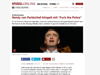 Bild zum Artikel: Großbritannien: Handy von Parteichef klingelt mit 'Fuck tha Police'