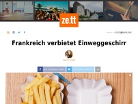 Bild zum Artikel: Frankreich verbietet Einweggeschirr