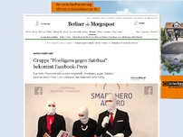 Bild zum Artikel: Hasskommentare: Gruppe 'Hooligans gegen Satzbau' bekommt Facebook-Preis