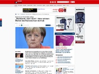Bild zum Artikel: Ergebnisse der FOCUS-Online-Umfrage - „Wahltaktik, mehr nicht“: Viele nehmen Merkel den Kurswechsel nicht ab