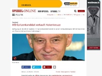 Bild zum Artikel: Saarland: AfD-Spitzenkandidat verkauft Hakenkreuze