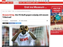 Bild zum Artikel: Brause-Krieg: Der FC läuft gegen Leipzig mit neuem Trikot auf