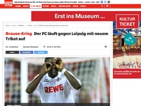 Bild zum Artikel: Brause-Krieg: Der FC läuft gegen Leipzig mit neuem Trikot auf