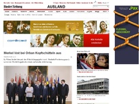 Bild zum Artikel: Merkel löst bei Orban Kopfschütteln aus
