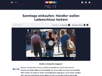 Bild zum Artikel: Sonntags einkaufen: Händler wollen Ladenschluss lockern