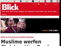 Bild zum Artikel: Weil sie für besseres Wetter beteten: Muslime werfen Christen über Bord