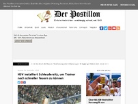 Bild zum Artikel: HSV installiert Schleudersitz, um Trainer noch schneller feuern zu können