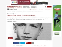 Bild zum Artikel: Euthanasie an Kindern: Warum Ernst Lossa, 14, sterben musste