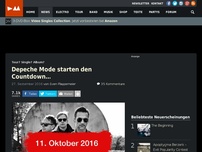 Bild zum Artikel: Depeche Mode starten den Countdown…