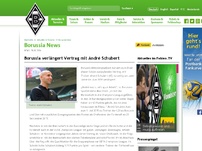 Bild zum Artikel: Borussia verlängert Vertrag mit André Schubert
