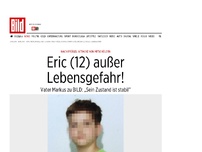 Bild zum Artikel: Nach Prügel-Attacke - Eric (12) außer Lebensgefahr!