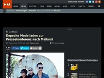 Bild zum Artikel: Depeche Mode laden zur Pressekonferenz nach Mailand