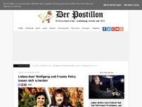 Bild zum Artikel: Liebes-Aus! Wolfgang und Frauke Petry lassen sich scheiden