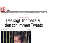 Bild zum Artikel: Was geht denn bei der? - Thomalla witzelt gegen Flüchtlinge