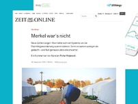 Bild zum Artikel: Flüchtlinge: Merkel war's nicht