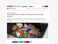 Bild zum Artikel: Gegen Verschwendung: Supermärkte sollten abgelaufene Lebensmittel spenden müssen