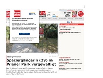 Bild zum Artikel: 39-Jährige in Wiener Park vergewaltigt