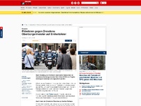 Bild zum Artikel: Dresden - Pöbeleien gegen Dresdens Oberbürgermeister auf Einheitsfeier