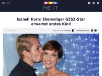 Bild zum Artikel: Isabell Horn: Ehemaliger GZSZ-Star erwartet erstes Kind