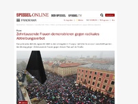 Bild zum Artikel: 'Black Monday' in Polen: Zehntausende Frauen demonstrieren gegen radikales Abtreibungsverbot