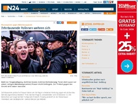 Bild zum Artikel: Massenprotest gegen Abtreibungsgesetz - 
Zehntausende Polinnen wehren sich