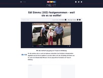 Bild zum Artikel: Edi Simms (102) festgenommen - weil sie es so wollte!