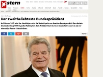 Bild zum Artikel: stern-Umfrage: Der zweitbeliebteste Bundespräsident