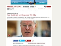 Bild zum Artikel: Ex-Kanzlerkandidat der SPD: Peer Steinbrück wird Berater der ING-DiBa