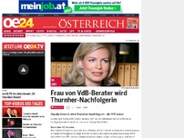 Bild zum Artikel: Frau von VdB-Berater wird Thurnher-Nachfolgerin