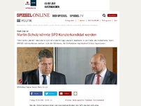 Bild zum Artikel: Merkel-Herausforderer: Rückenwind für Schulz als SPD-Kanzlerkandidat