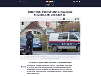Bild zum Artikel: Österreich: Polizist tötet schwangere Freundin (25) und Sohn (1)