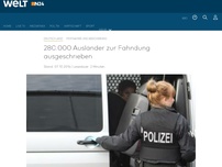 Bild zum Artikel: Festnahme und Abschiebung: 280.000 Ausländer zur Fahndung ausgeschrieben