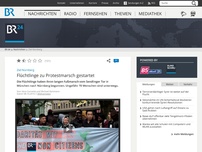 Bild zum Artikel: Flüchtlinge wollen nach Nürnberg: Protestmarsch statt Camp