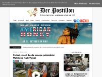 Bild zum Artikel: Polizei nimmt Bande orange gekleideter Mülldiebe fest [Video]