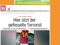 Bild zum Artikel: Bombenbauer gefasst - Hier sitzt der gefesselte Terrorist