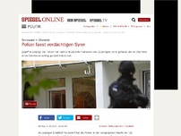 Bild zum Artikel: Terroralarm in Chemnitz: Polizei fasst verdächtigen Syrer