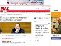 Bild zum Artikel: Bochumer Richter rät Antänzer, Deutschland zu verlassen