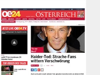 Bild zum Artikel: Haider-Tod: Strache-Fans wittern Verschwörung